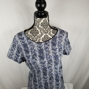 Kim Rogers shirt size M  blue